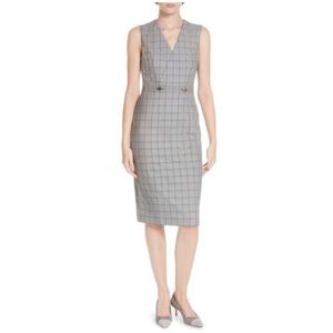 🆕Ted Baker Working Title Check Sheath Dress